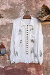 Archivio J.M.Ribot Hand -painted shirt W27/Mi/Sketch